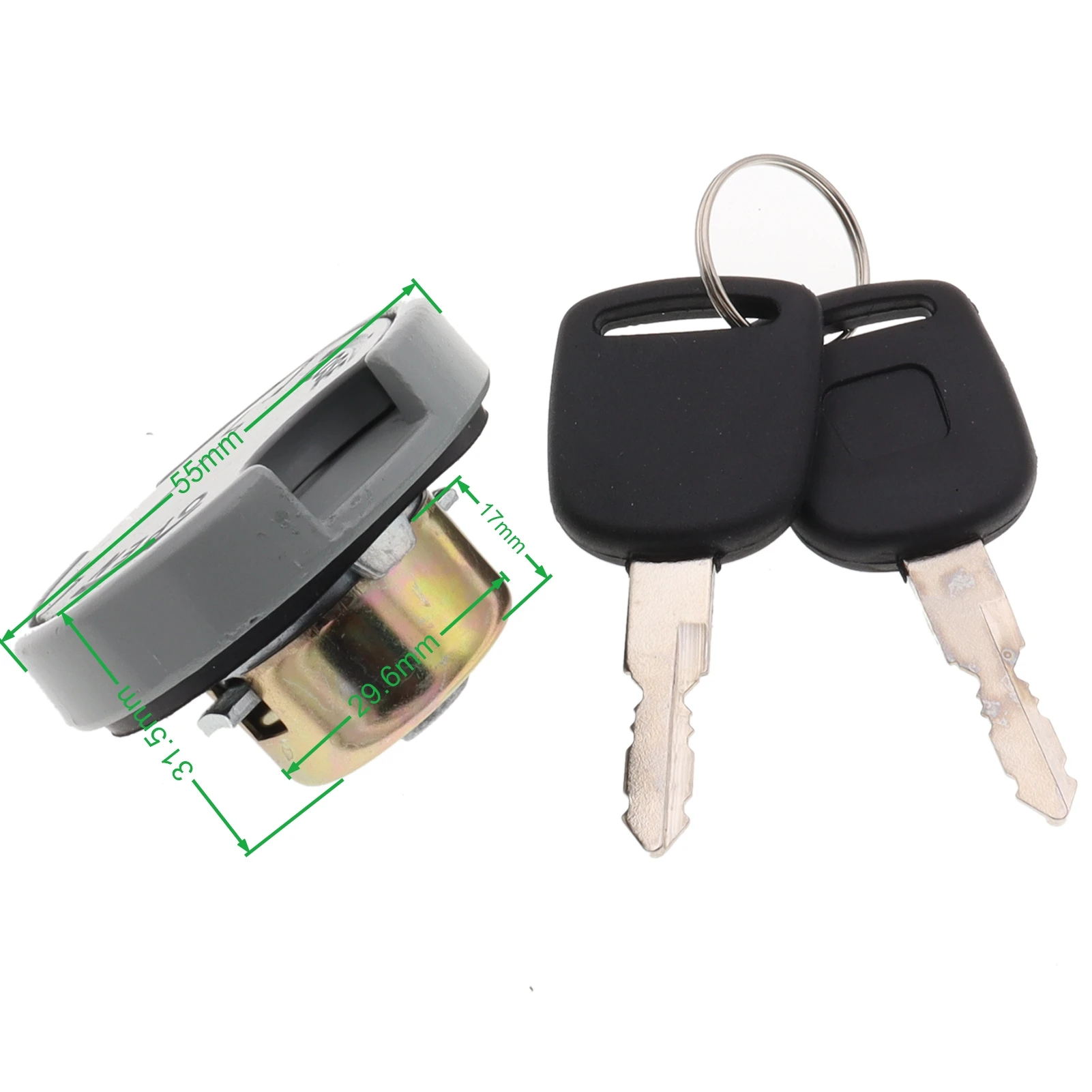 Мотоциклетная Крышка для бензобака и топливного бака 1 комплект замок + Поддержка