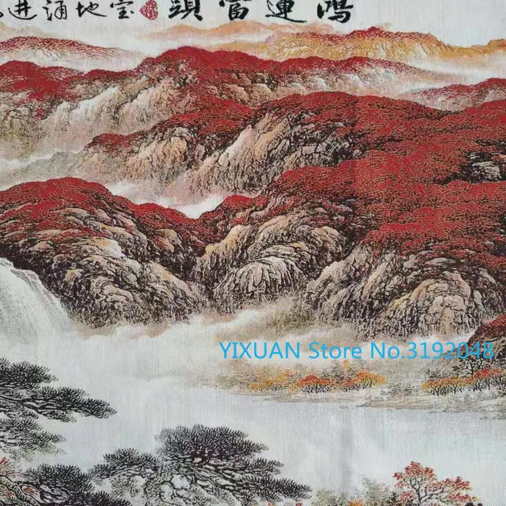 Hongyun dangtou шелковая Кача Thangka покраска Золотая ткань ткачество вышивка антикварные