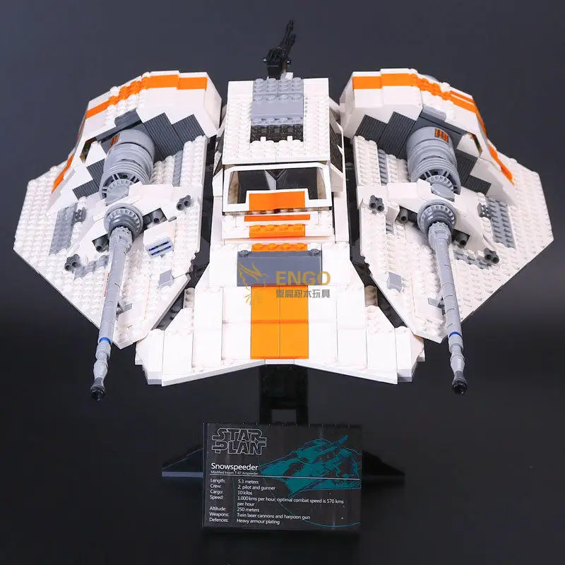 1457 шт. Space Wars снеговой Спидер боевой корабль игры пилот Rebel 05084 модель строительные