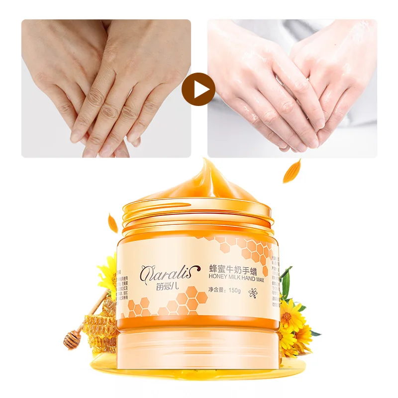 Daralis молочный мед парафин воск маска для рук уход за руками увлажняющий