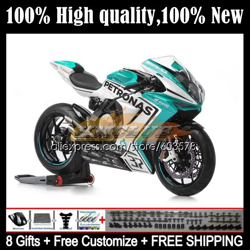 

Корпус для MV Agusta F4 R312 750S 1000 R 750 1000CC Kit 51CL.11 1000R 312 1078 1 + 1 2005 2006 MA MV F4 05 06 обтекатели, голубой, белый