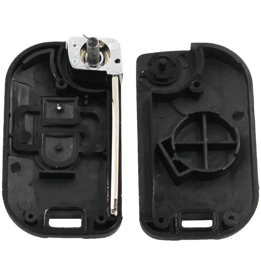 2 кнопки Складная откидная оболочка ключа дистанционного управления чехол для