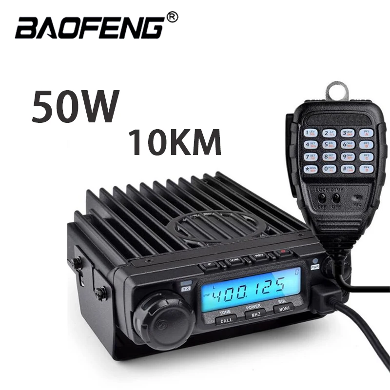 New BaoFeng BF-9500 Smart Professional Ham HF Mobile Multi Band Mode Car Radio Station Walkie Talkie UHF 50W 10 50 KM