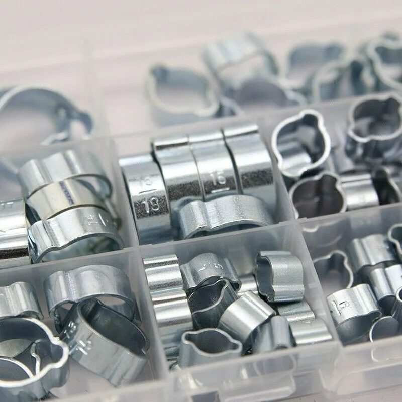 

5-31MM Double Ear Hose Clamp Accessories Galvanized Parts Universal Durable