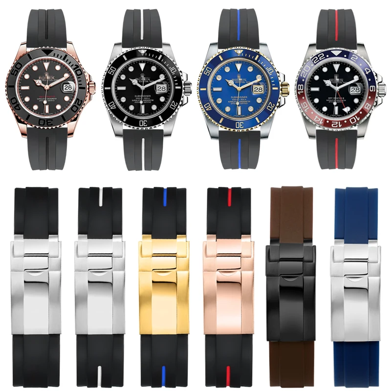 

Ремешок резиновый для наручных часов Seiko Omega Seamaster, 20 мм, 21 мм