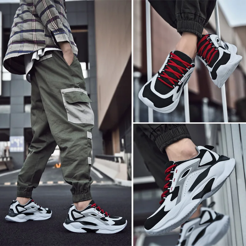 

Breathable Casual Shoes White Sneakers Men Casual Shoes Fashion Male Zapatos Casuales Para Hombre 2020 For Men's Sports Mesh