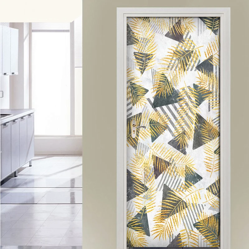 Самоклеящиеся водонепроницаемые дверные наклейки сделай сам обои домашний