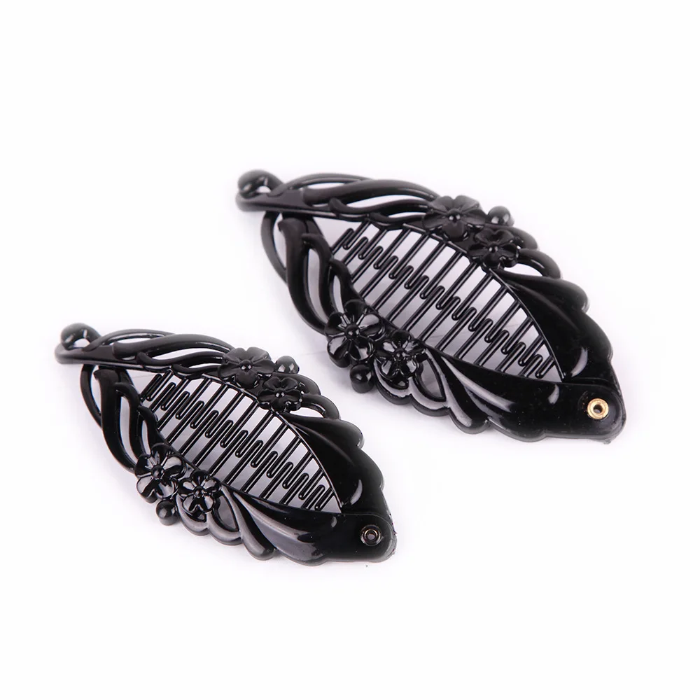 Заколка для волос в форме рыбы шпильки черного цвета аксессуары женщин зажим ACC51 |