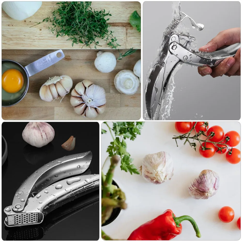 

1Pc Handheld Garlic Mincer Practical Garlic Press Garlic Manual Mincer Press