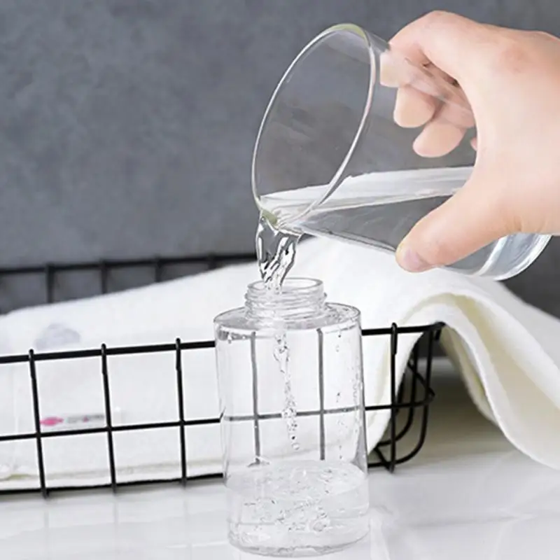 Многоразовые флаконы дорожные прозрачные пластмассовый распылитель