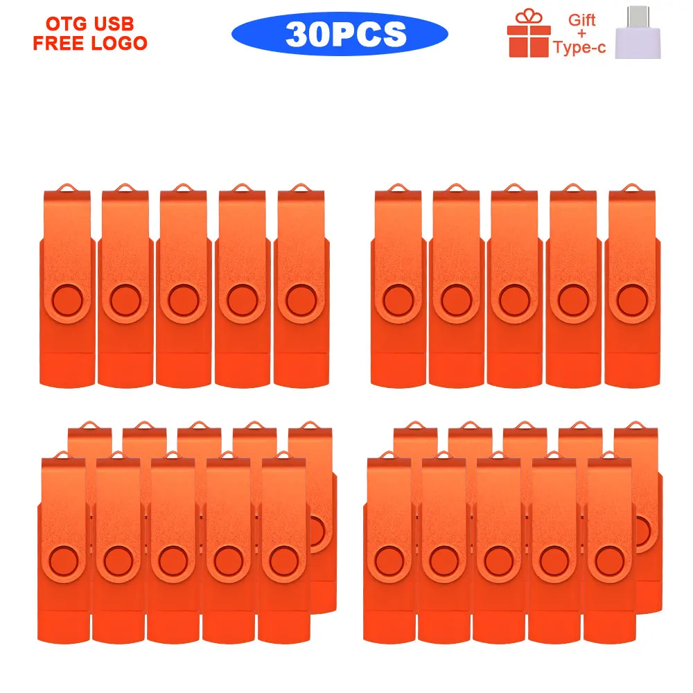

30 шт./лот, бесплатная доставка логотипа, высокоскоростной USB 2,0 флэш-накопитель OTG, флеш-накопитель 128 Гб 64 ГБ, Usb Флешка 32 Гб 16 Гб, флешка для сва...