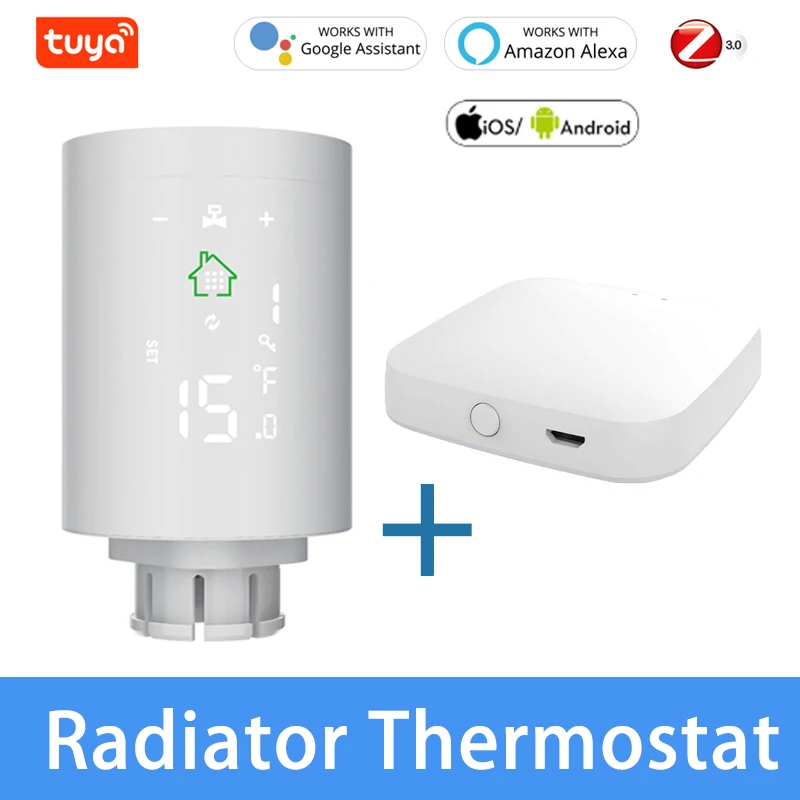 

Смарт-радиатор Tuya ZigBee 3,0, работает с Alexa Smart Home