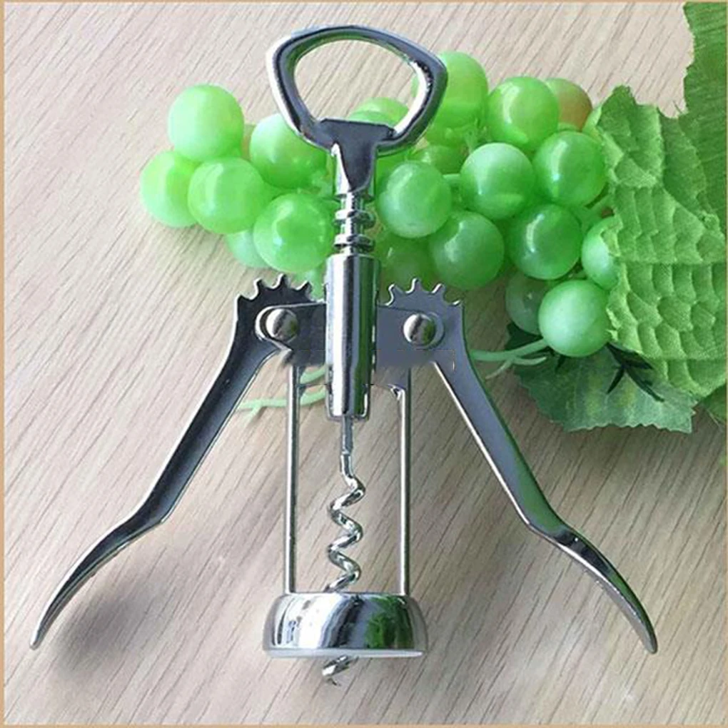 

1pc Bottle Beer Cap Opener Stainless Steel Waiter Bottle Beer Portable Beer Bottle Opener Mulitfunctional Metal Wine Corkscrew
