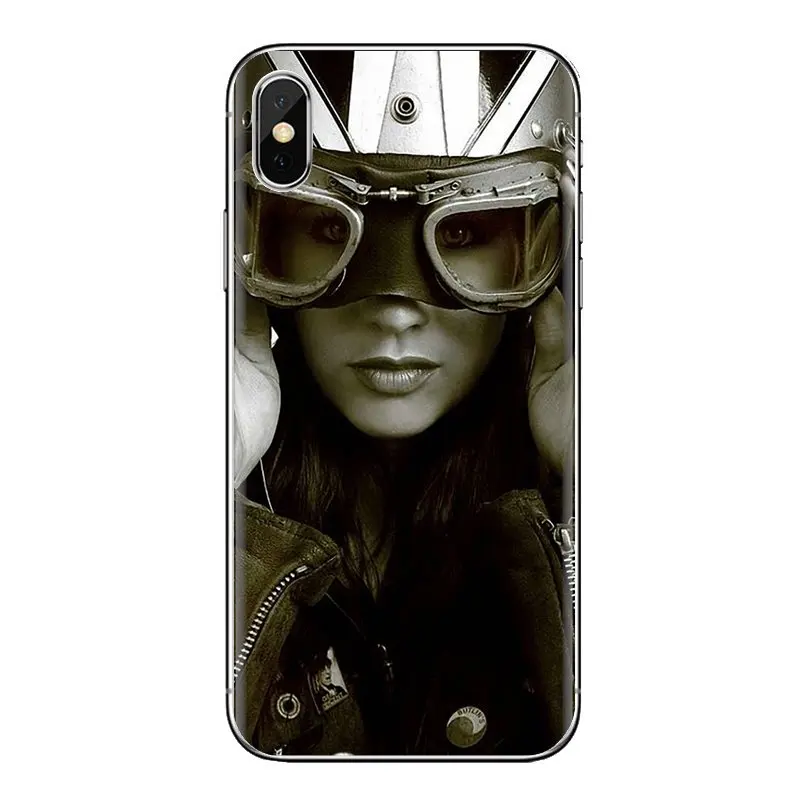 For Xiaomi Mi4 Mi5 Mi5S Mi6 Mi A1 A2 5X 6X 8 9 Lite SE Pro Max Mix 2 3 2S Mobile Phone Cover motocross girl riders motorcycle |