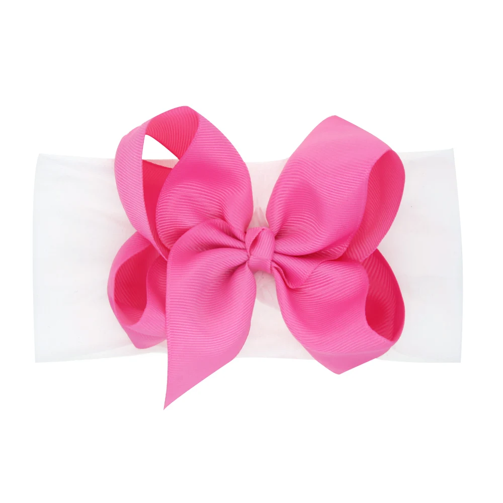 

Ribbon Bow Nylon Hair Band Chiffon Flower Baby Headwear Halloween Headband For Girls Hair Accessories Holiday Party