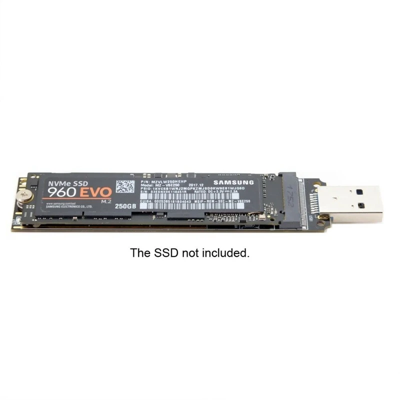 M.2 Nvme Ssd к Usb адаптеру для типа карты высокая производительность 10 Гбит/с 3 1 Gen 2 мост