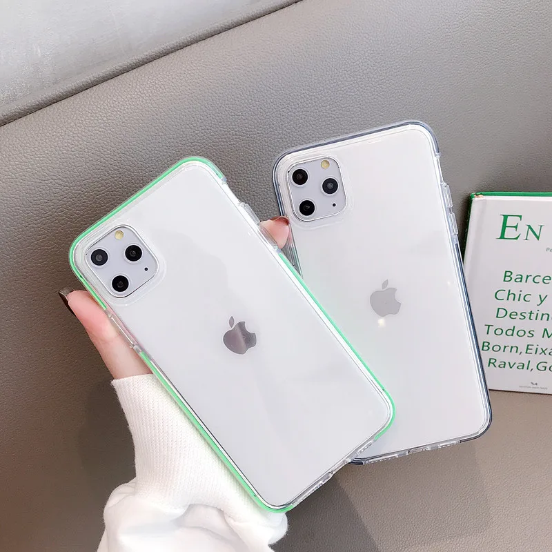 

Simple and transparent applicable iphone11Pro Max X/ XS / XR / XSMAX SE2020 phone shell 7p 8plusprotective cover