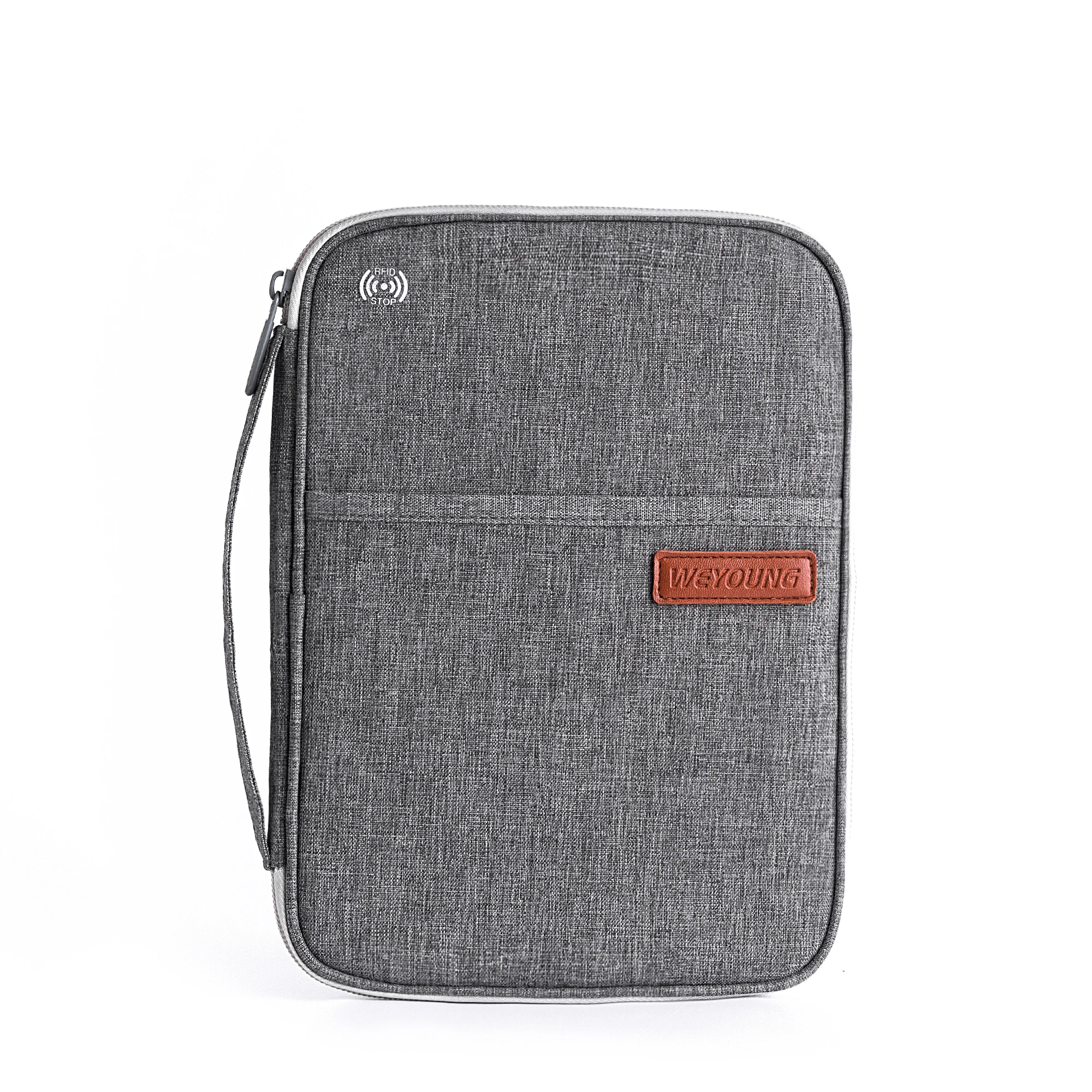 

Противоугонная сумка weyoung для загранпаспорта, большого размера с RFID-защитой, для проездного, билета, кредитного удостоверения, держатель дл...