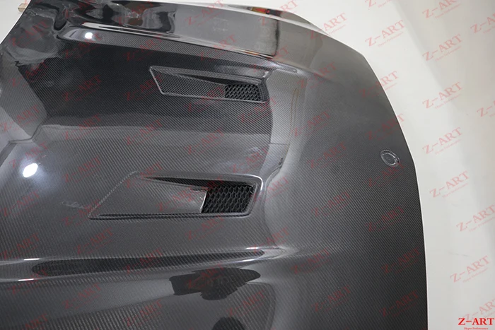 Z-ART C74 капот двигателя из углеродного волокна для Mercedes benz W205 капот двигателя из углеродного волокна для C класса- капот двигателя