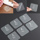 10 шт. бесшовные сильный изготовленные на заказ заплаты крюка Держатель настенная Вешалка Висячие наборы для фото рамки картина часы-постер без сверла