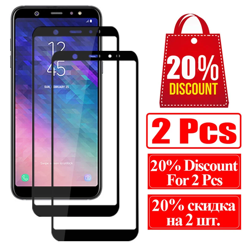 Защитное бронированное стекло на для Samsung Galaxy A8 2018 A6 Plus экран протектор A 6 8