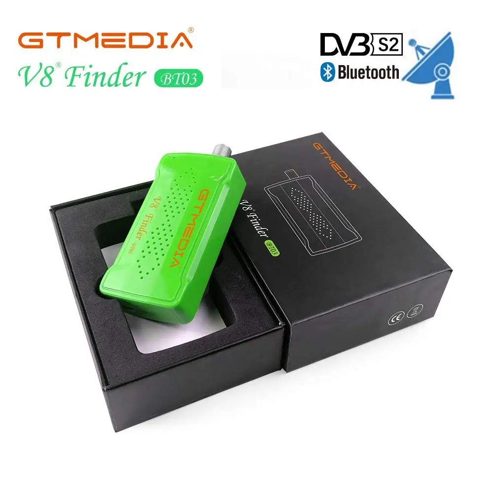 Мини Satfinder GTMEDIA V8 BT03 Bluetooth спутниковый искатель с обновлением через приложение для