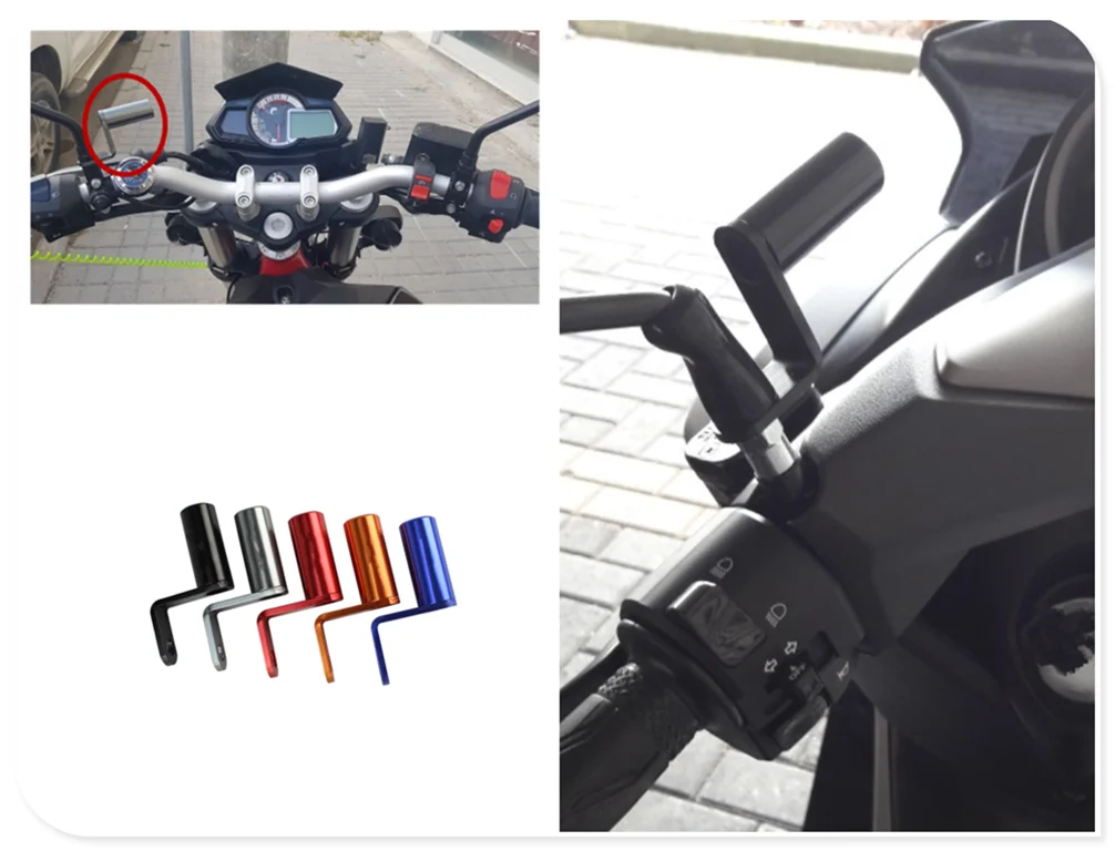 

Universal Motorcycle Accessories Extended Rearview Mirror Mount for Kawasaki Z800 E veRsion NINJA 250 300R Z250 Z300 VERSYS