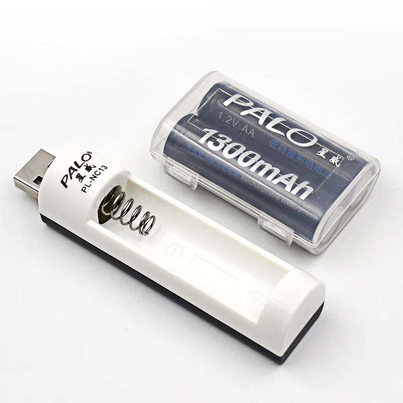 Зарядное устройство PALO C824W USB зарядное для никель металлогидридных аккумуляторов