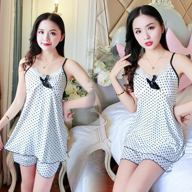 Новый домашний сервис женская летняя Пижама без рукавов с растрепанным молоком