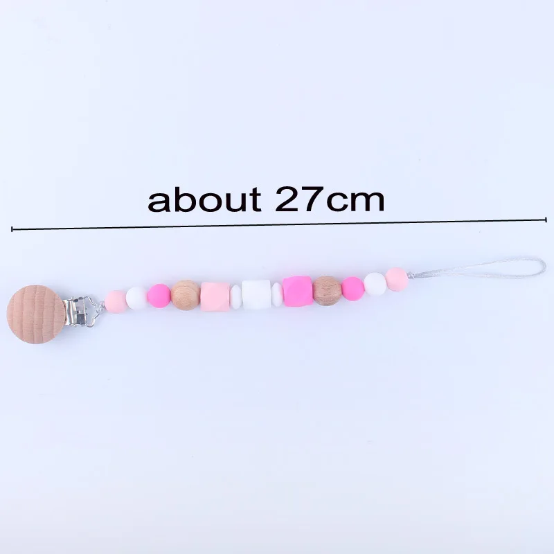 DIY красочные деревянные зажимы для детской соски забавная цепочка кормления
