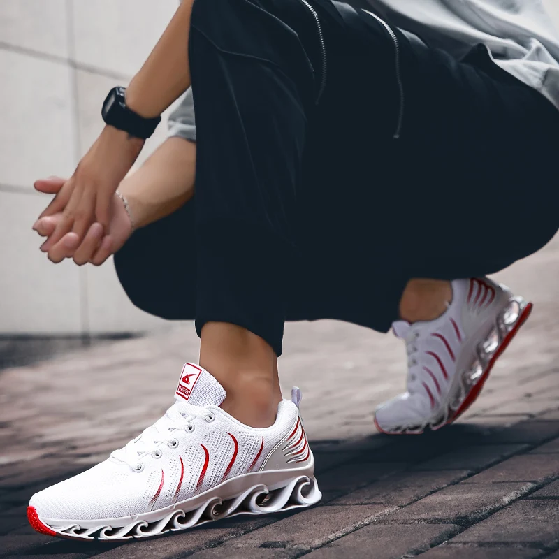 Мужские спортивные кроссовки Baideng качественные Нескользящие для бега на