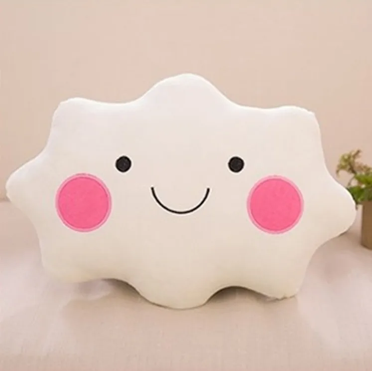 Декоративные подушки для дома симпатичная подушка в виде облака флисовые с