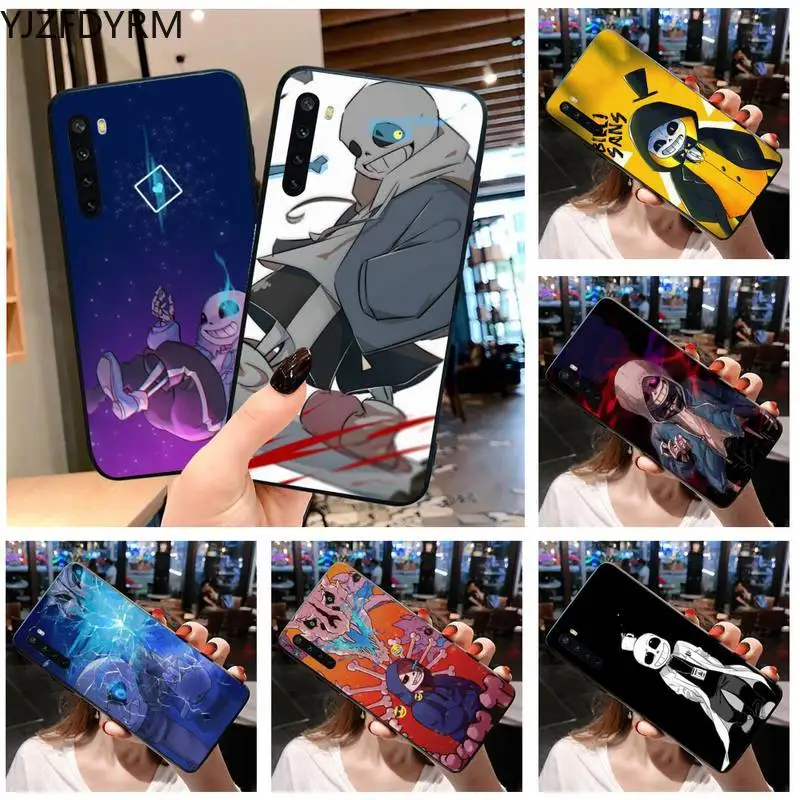 

YJZFDYRM undertale papyrus sans doggo Phone Case For OPPO Realme 6 Pro Realme C3 5 Pro C2 RENO2-Z A11X