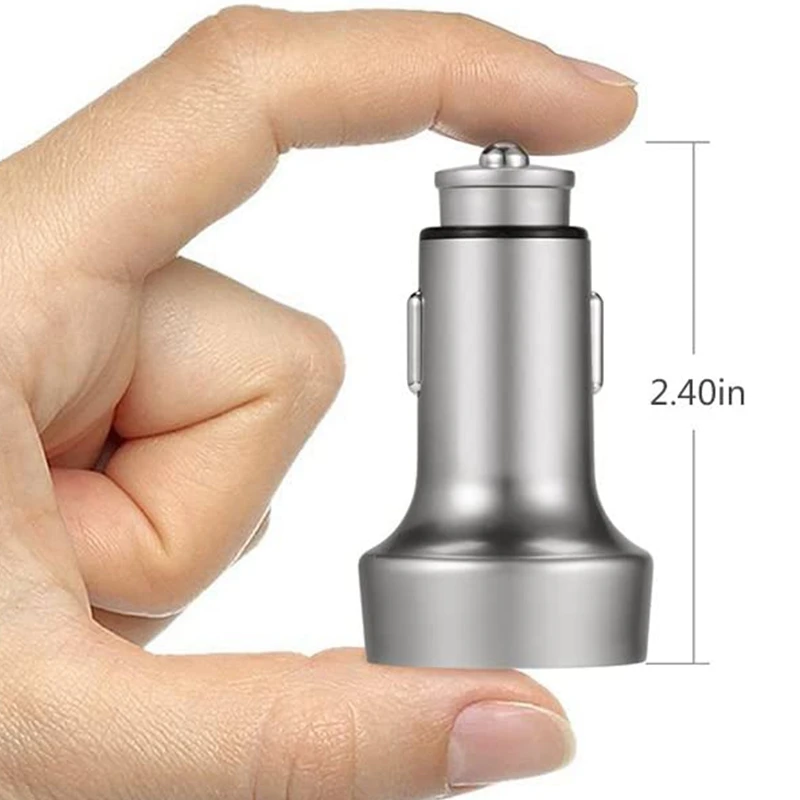 Устройство для автомобиля с двумя портами USB Зарядное устройство 12V to розетка