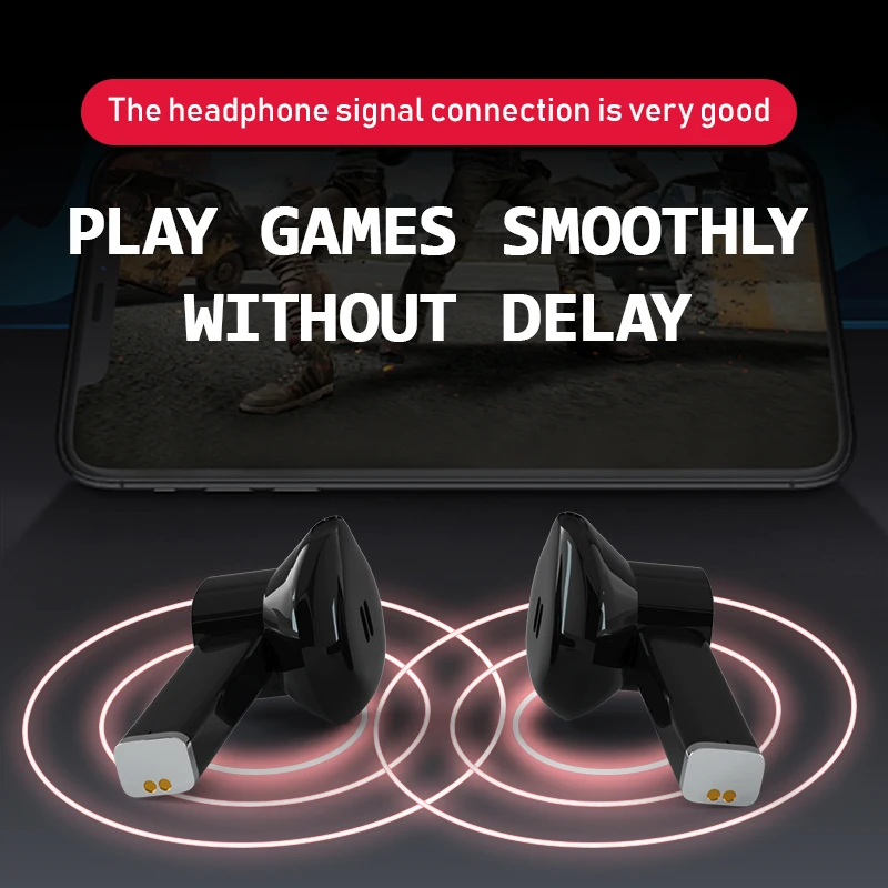 OneDer светодиодный дисплей наушники вкладыши TWS Bluetooth беспроводные игровая