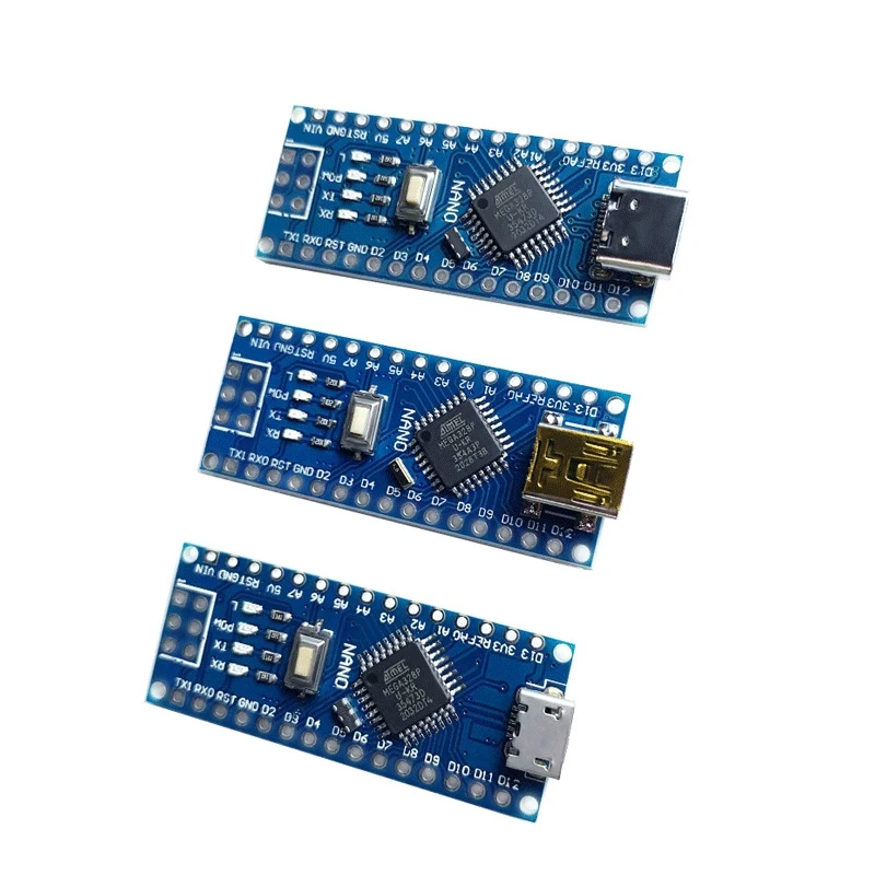 Купи Nano V3.0 CH340 improved version Atmega328P development board module MINI MICRO TYPE-C за 424 рублей в магазине AliExpress