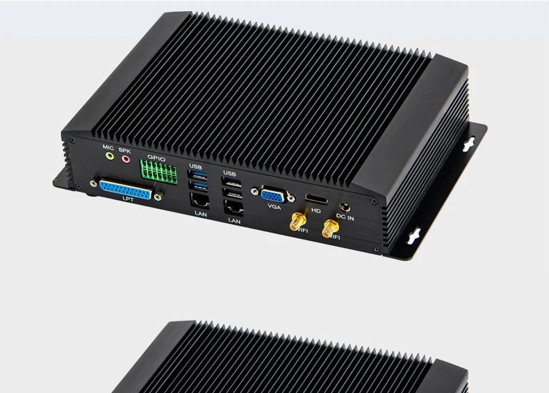 Промышленный мини компьютер Core i5 4200U i7 4500U с портами 6COM rs232 rs422 rs485 HDMI VGA GPIO LPT для