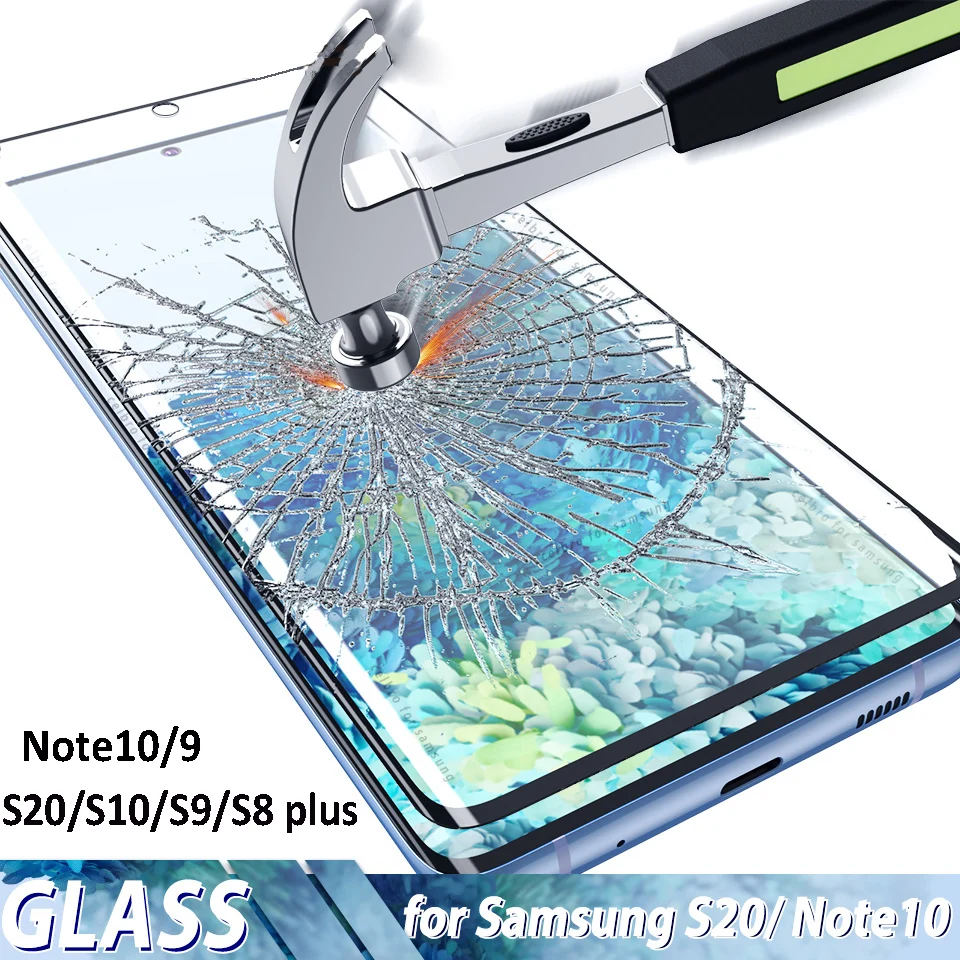 

Explosion proof Tempered Glass Screen protector for Samsung Galaxy S20 Ultra Note 10 Plus Screen Protectors for S10 plus S9 S8