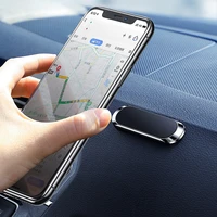 car phone holder magnetic mini strip shape stand universal for iphone samsung for office bedroom gps car mount dashboard