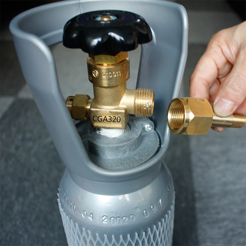 

Резьбовой приемный шайба и соска для бутылки с диоксидом углерода