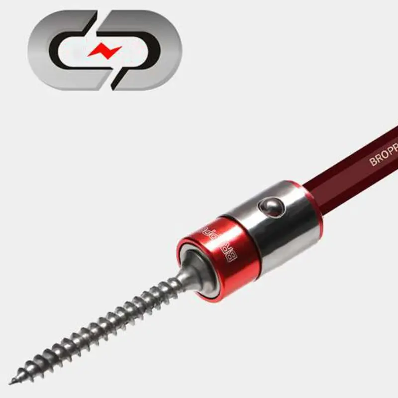 

Screwdriver Bits Magnetic Ring 1/4" 6.35mm Metal Strong Magnetizer Screw N1HF