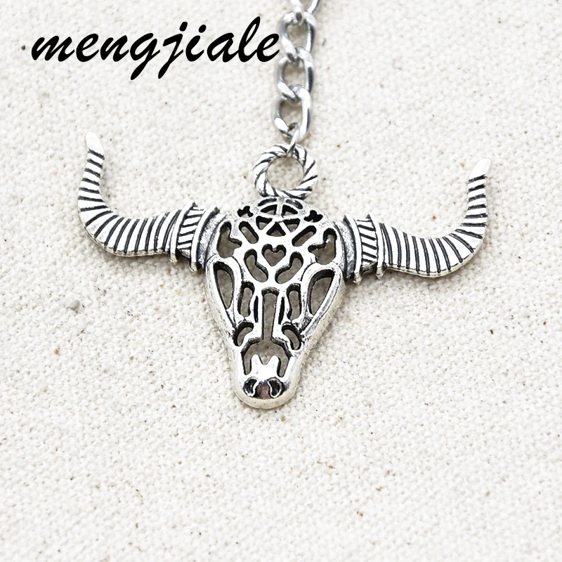 Новинка модный брелок полый бык голова сделай сам ювелирные изделия