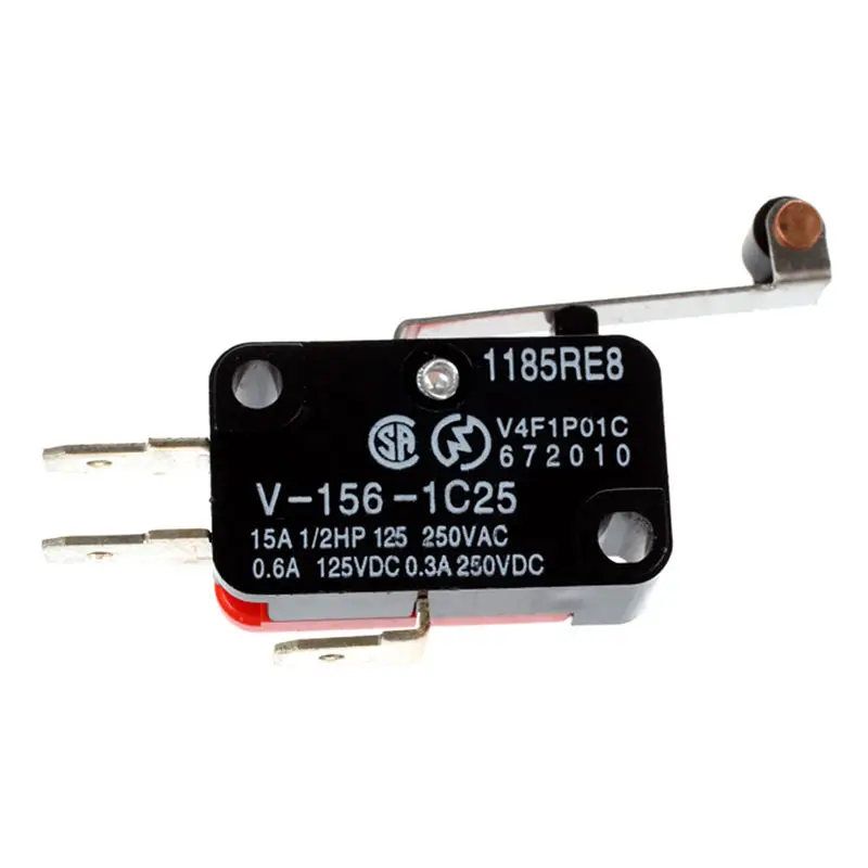 Новый-мини концевой выключатель длинный роликовый рычаг с петлей Arm SPDT Snap Action