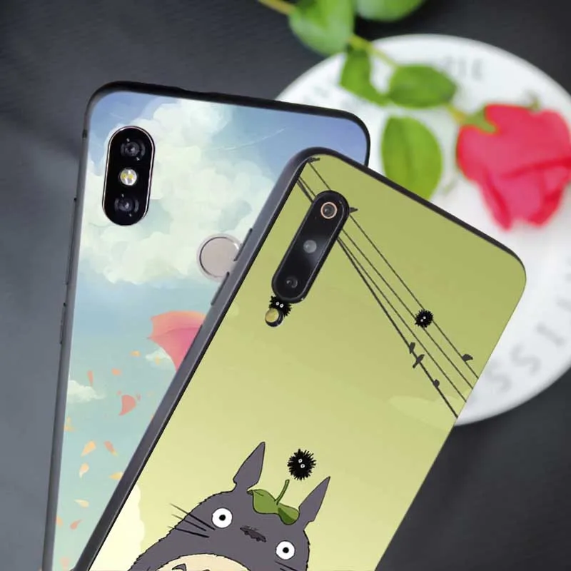 Totoro Spirited Away for xiaomi redmi k30 note 8 pro 8a a3 9t 10 Soft Silicone Phone Case |