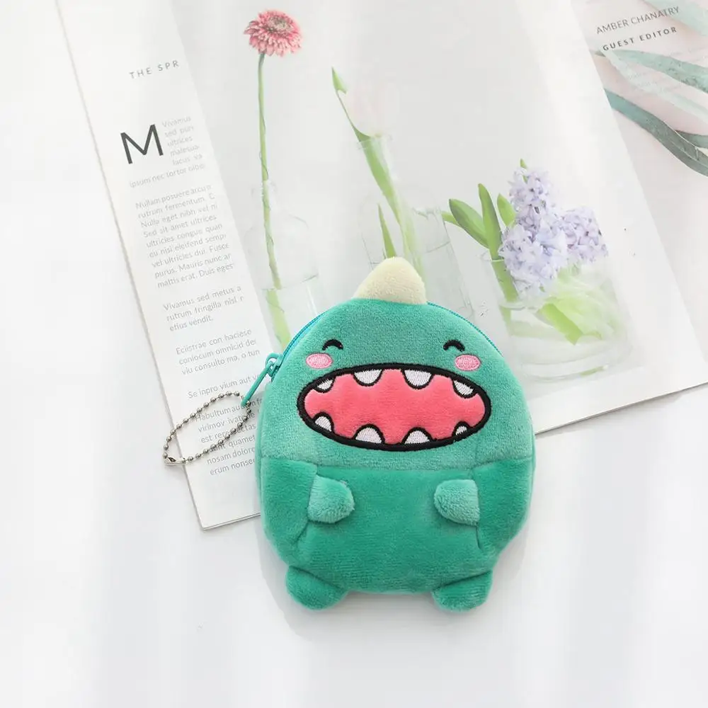 Новинка Kawaii динозавр плюшевая сумка мессенджер кошелек авокадо плюшевый шнурок