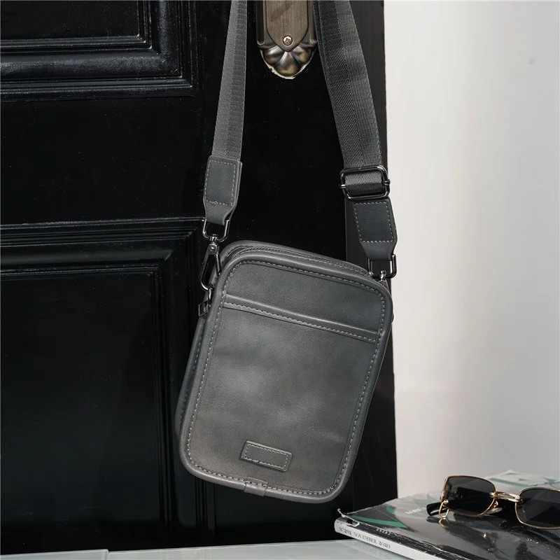 Новинка 2021 Мужская маленькая сумка через плечо мужская на в клетку