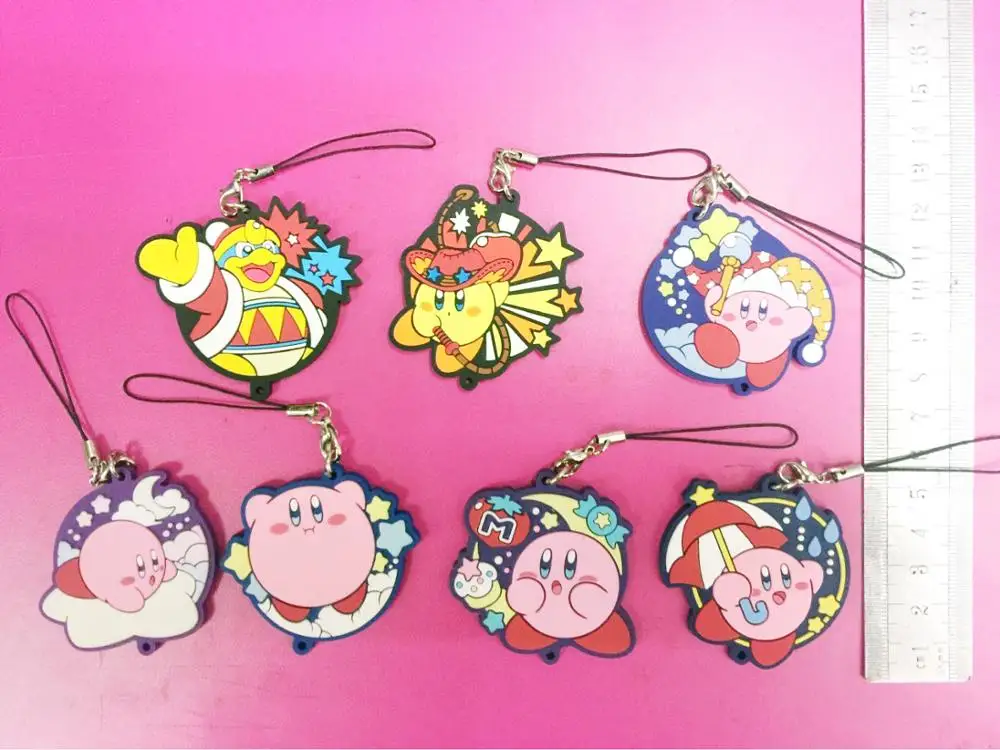 7 шт./компл. Подлинная Аниме игра супер звезда Kirby Фигурки игрушки различных ПВХ