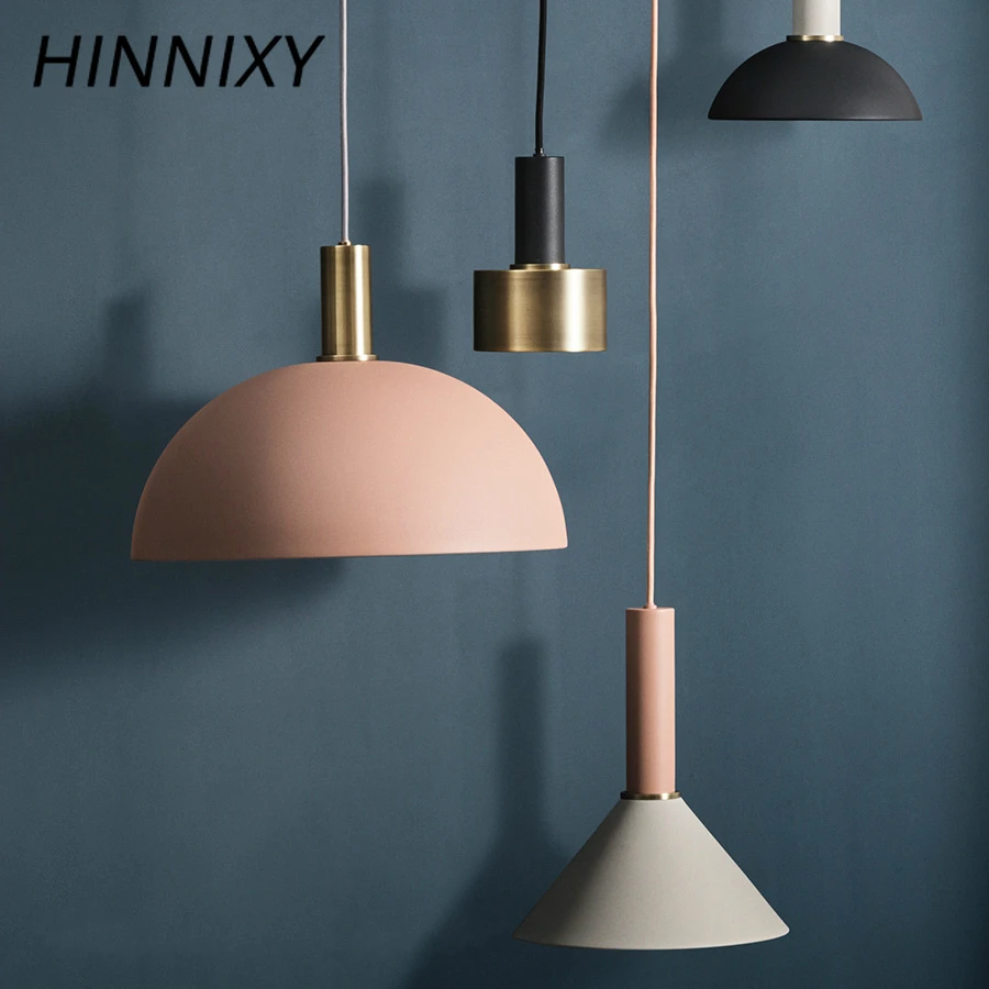 Hinnixy скандинавский простой ресторанный бар подвесной светильник железная