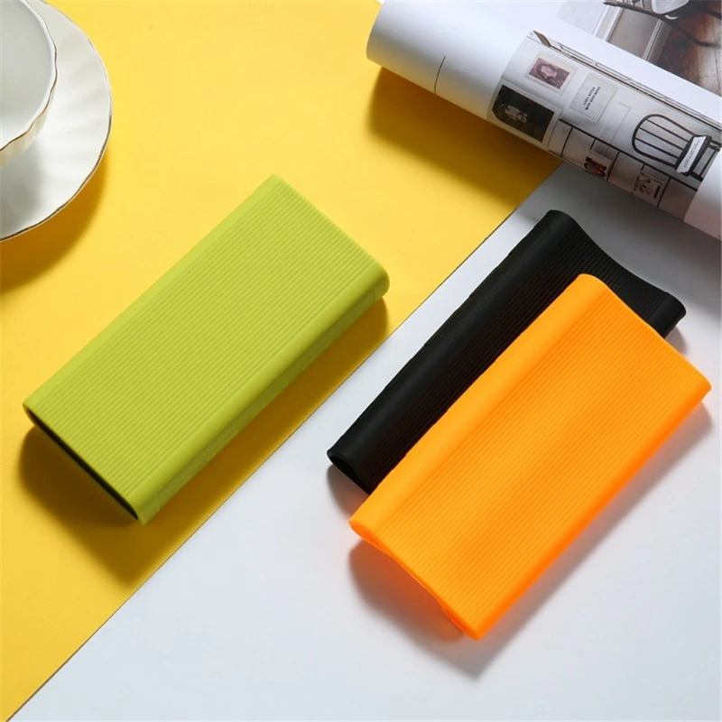Power Bank Case For Xiao mi Silicone Cover 20000mAh External Battery Pack for PLM07ZM/PB2050ZM/PLM18ZM |