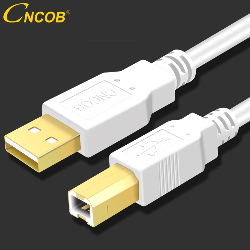 

USB Type B типа «папа»-«папа» USB 2,0 для Canon Epson HP ZJiang принтер для этикеток DAC USB принтер 1 м 1,5 м 2 м 3 м 5 м